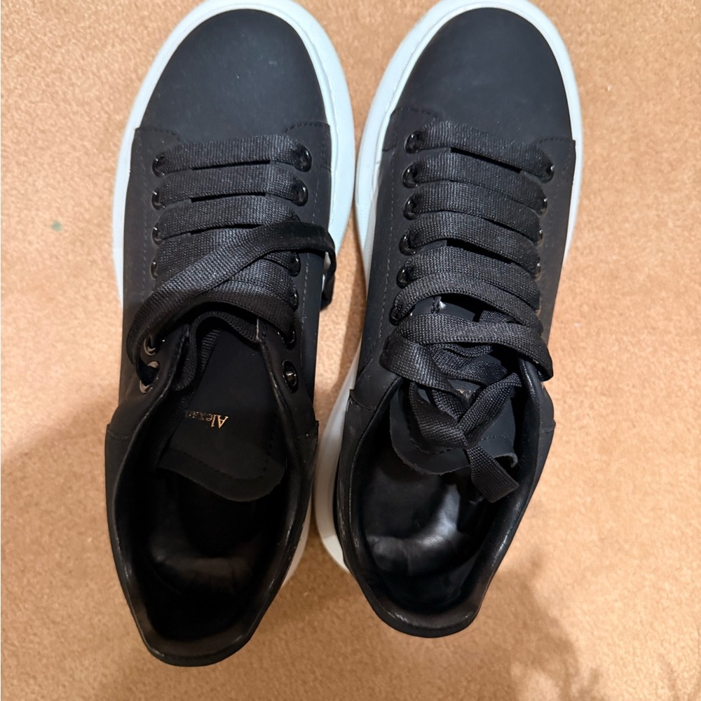 Black Matte Alexander McQueens Size 7